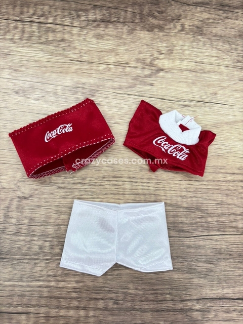 Labubu outfit Coca cola red/white - comprar en línea