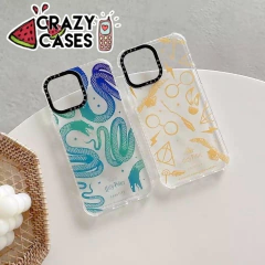 Slytherin-Basilisk Harry Potter Casetify ip 13/ip 14 - comprar en línea