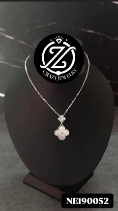 Gargantilla van cleef dije doble - Doble vista - Plata italiana .925 - comprar en línea