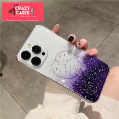 Magsafe Faded Glitter Purple ip 14 pro - comprar en línea