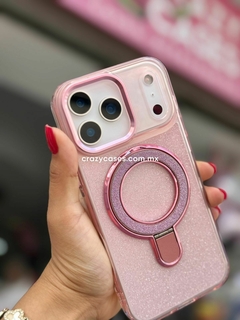 Case MagSafe Glitter Pink Iphone 17 Pro en internet