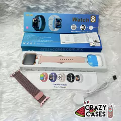 smartwatch rose copy 1:1 s8 + Airpods + 2 bandas