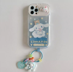 Cinnamon Roll- Strap y espejo ip 14 pro