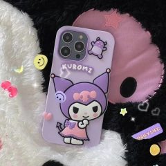 Kuromi lila silicon ip14 Pro/15 pro