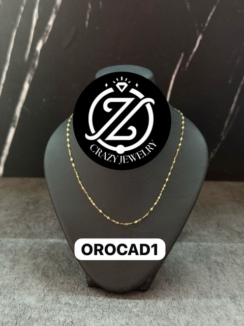 CADENA ORO 14K - HOJUELAS - comprar en línea
