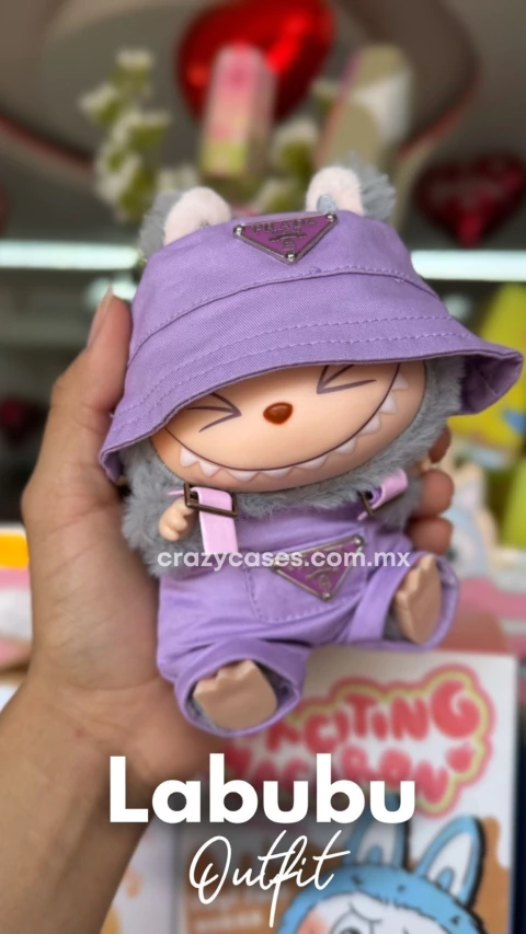 Labubu Outfit Prada Lila - comprar en línea