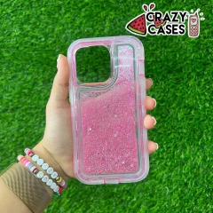 Ultra uso rudo-glitter rosa ip 14 pro