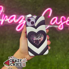 Barbie heart black ip 13 pro max /12pro max - tienda en línea