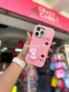 Case Hello kitty pink Moño ip 13/14