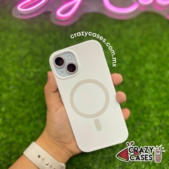 Magsafe Silicon White Case para iPhone 16 pro max - comprar en línea