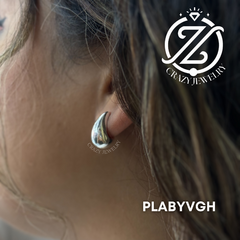 Aretes de Gota Italianos Grandes- Huecos