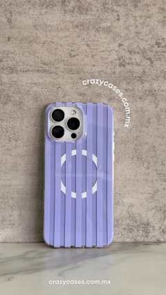 Case MagSafe Rayas Lila -IPhone 16 - Crazy Cases