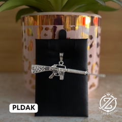 Cuerno AK - dije de Plata .925