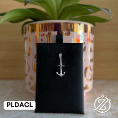 Ancla lisa- dije de Plata .925