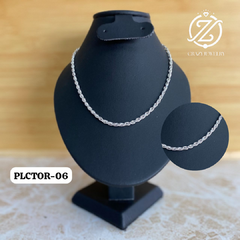 Cadena de Plata Torsal Gruesa - comprar en línea