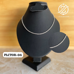 Cadena de Plata Torsal 04 - comprar en línea