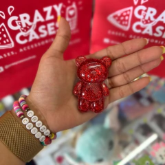 Osito Glitter- Red