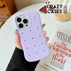 Case pin crocs lila-ip 14 pro max/15 pro max