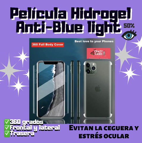 Hidrogel Anti-Blue light frontal-lateral
