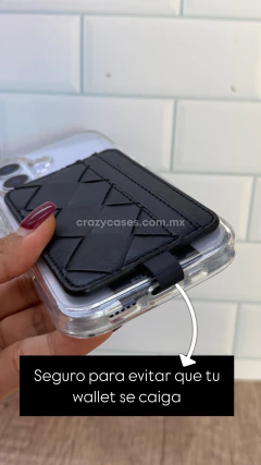 Fancy Wallet MagSafe- Black - Crazy Cases