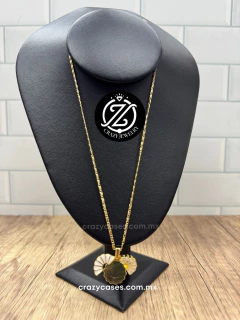 Gargantilla de acero inoxidable - Girasol desarmable - comprar en línea