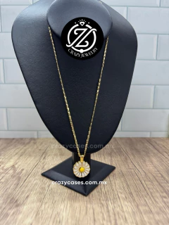 Gargantilla de acero inoxidable - Girasol desarmable en internet