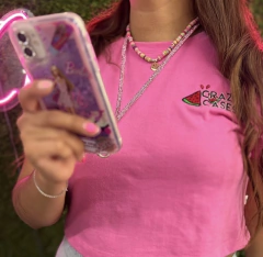 Collar pink diamante universal en internet