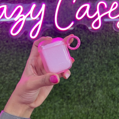 Barbie Pink glitter airpods 4 gen