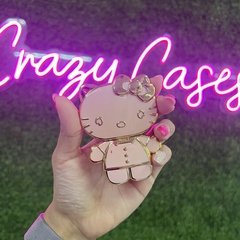 Kitty pink mirror pop socket - comprar en línea