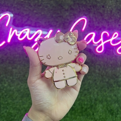 Kitty pink mirror pop socket