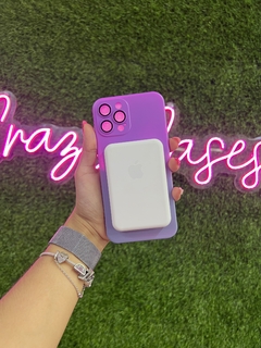 Magsafe Degradado lila ip 14 pro - Crazy Cases