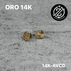 Aretes Van Cleef con palomita- Oro 14K italiano en internet