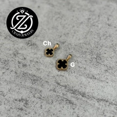 Dije Van cleef G- Negro Oro 14K Italiano - comprar en línea