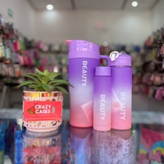 Set de botellas tipo termo de cafe(3PZ) MATE - tienda en línea
