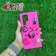 Barbie charms/pines case S23 ultra