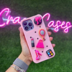 Barbie charms iPhone 13 pro