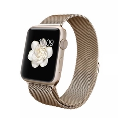 gold-titanium milanese acero inoxidable band 38/40/41 mm - comprar en línea