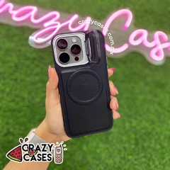 case magsafe black/soporte ip 13 pro max