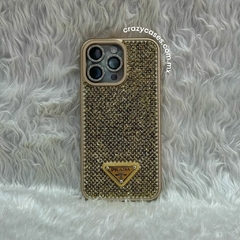 Prada Golden iphone 14 pro/15pro - tienda en línea
