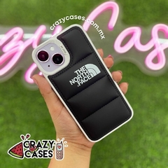 Case north face black & white ip 15 pro max