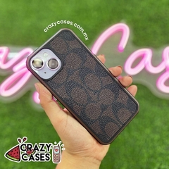 Case coach dark brown ip 13/14 - comprar en línea