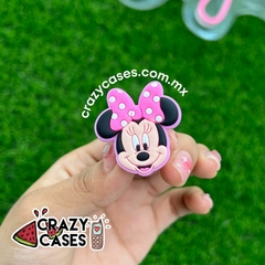 Minnie pink protector de cable usb