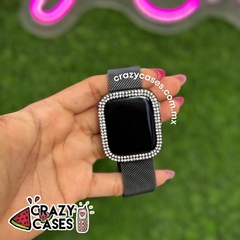 Bumper cristales black 41 mm + mica hidrogel
