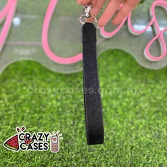 Strap animal print black terciopelo