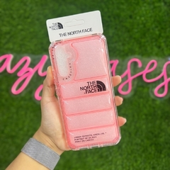 North Face uso rudo pink transparente Samsung A24 4G
