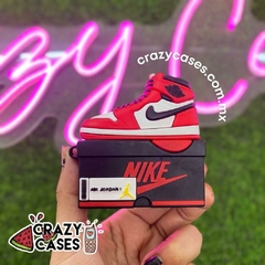 AirJordan1 red nike 3 gen