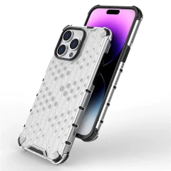 Uso Rudo transparente hexágonos- iPhone 15 Plus - comprar en línea