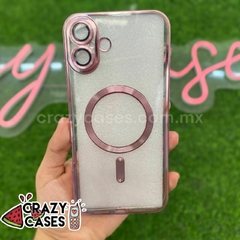 Magsafe Metallic pink- Protección de Cámaras IP 16 pro