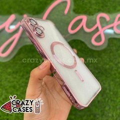 Magsafe Metallic pink- Protección de Cámaras IP 16 pro - comprar en línea