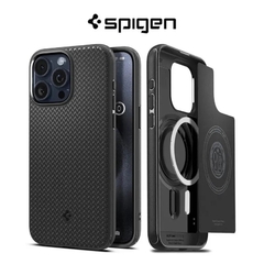 Black- Magsafe Armor Spigen ip 14/15 Plus